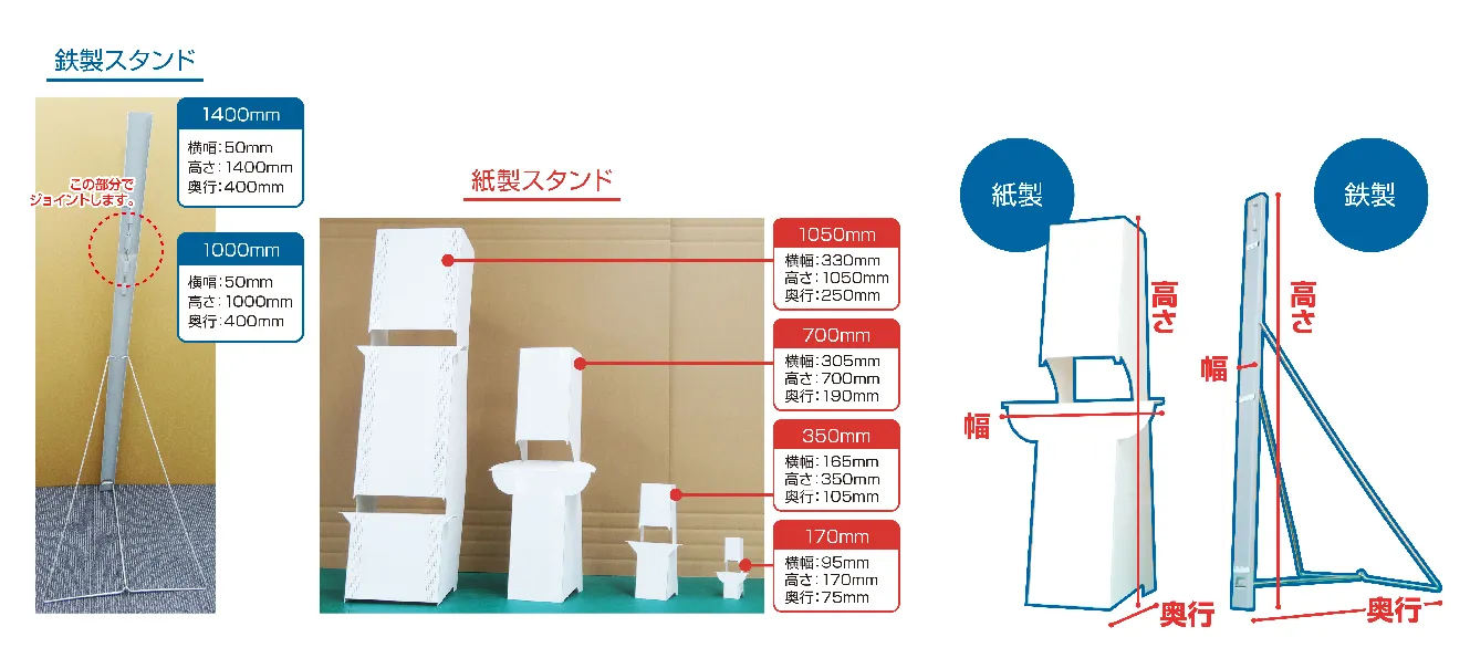 スタンドサイズ