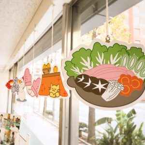 冬仕様なイラストで可愛く飾り付け プリオの店頭でカンタン展示 ポスター印刷のプリオ