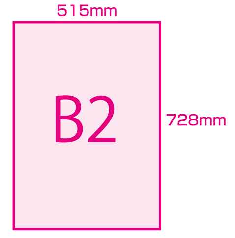 B2サイズの大きさは何センチ?B5サイズの何倍? | プリオ