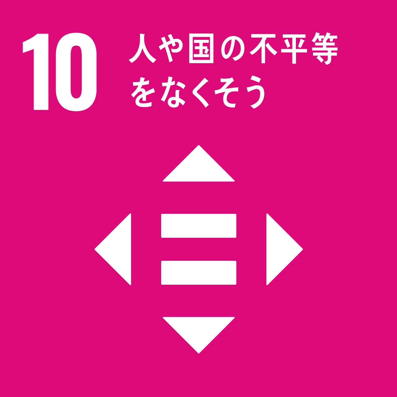 SDGs目標10に対する取り組み